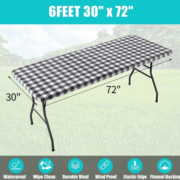 Buffalo Plaid Table Cover NWT - Picture 2 of 6
